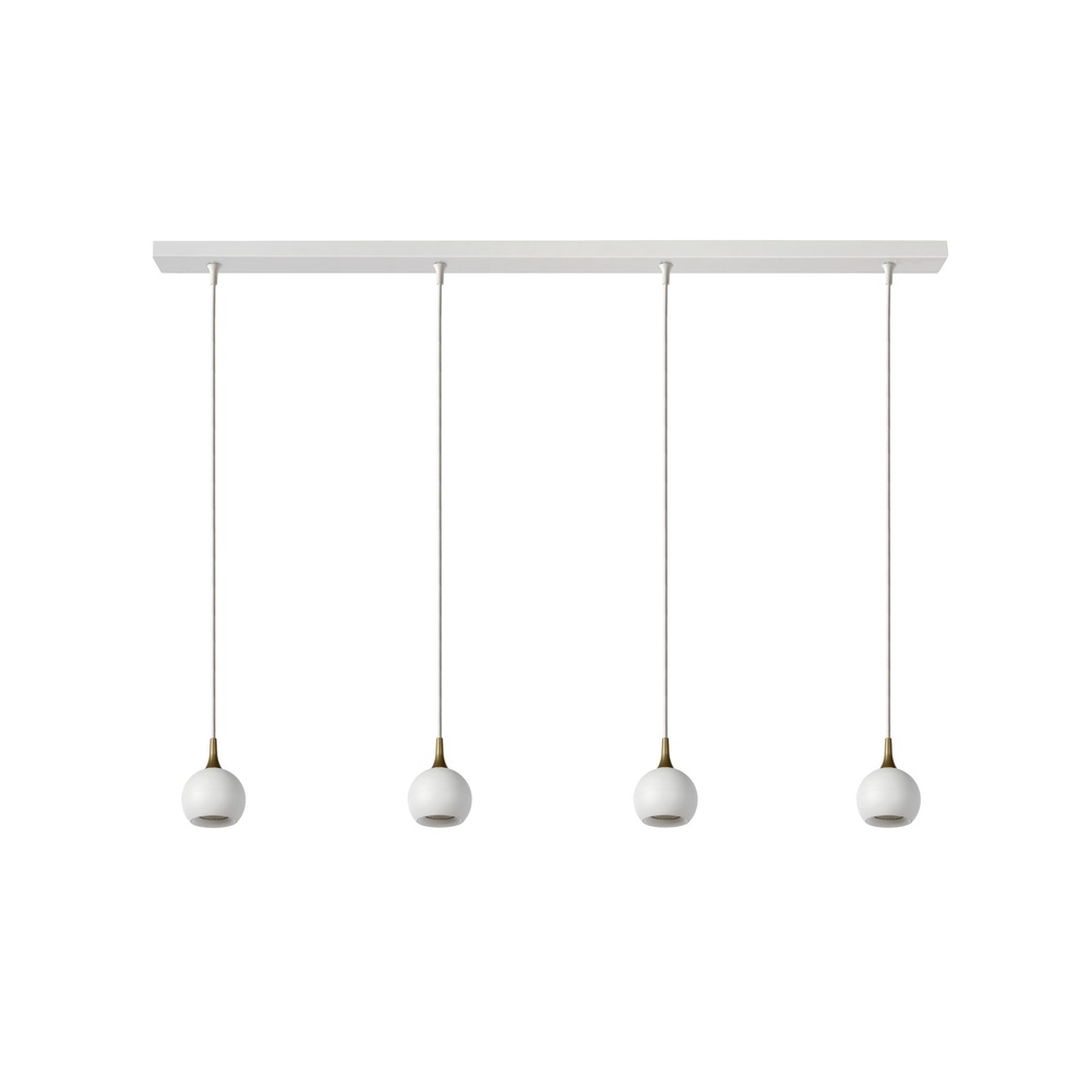 Lucide Design hanglampFavori wit 4-lichts - 09434/04/31